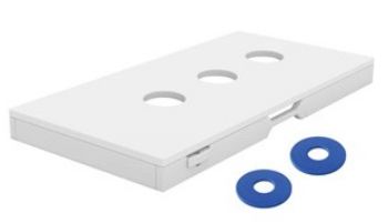 Ledge Lounger Outdoor Games Collection Washers | Gray | LL-GM-WS-GRY
