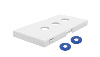 Ledge Lounger Outdoor Games Collection Washers | White | LL-GM-WS-WH