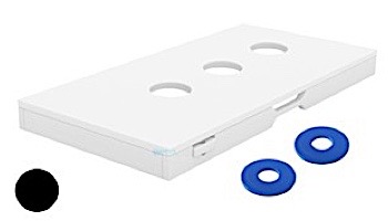 Ledge Lounger Outdoor Games Collection Washers | White | LL-GM-WS-WH