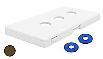 Ledge Lounger Outdoor Games Collection Washers | White | LL-GM-WS-WH