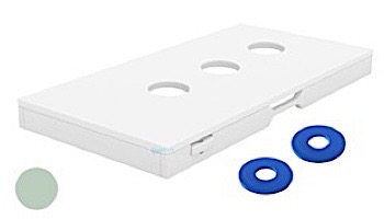 Ledge Lounger Outdoor Games Collection Washers | White | LL-GM-WS-WH