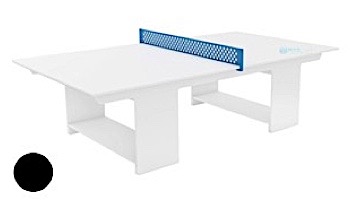 Ledge Lounger Outdoor Games Collection Ping Pong Table | Black | Paddles and Net | LL-GM-PG-BK