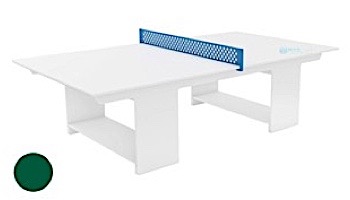 Ledge Lounger Outdoor Games Collection Ping Pong Table | Sage Green | Paddles and Net | LL-GM-PG-SG