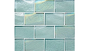 National Pool Tile Sea Ice Series 2x3 Glass Tile | Icecap | ICE-CLEAR2X3