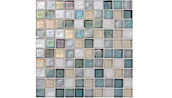 National Pool Tile Boutique Oceanside Mini Blend Glass Tile | Cascade | OCN-CASCADE MINI