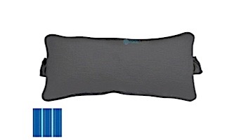 Ledge Lounger Signature Collection Chaise Headrest Pillow | Premium 2 Color Pacific Blue Fancy | LL-SG-C-P-P2-4755