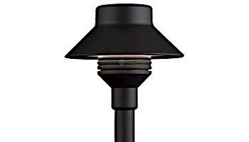 FX Luminaire TM LED Pathlight | Zone Dimming 3LED | Black | 12" Riser | TM-ZD-3LED-12RA-FB KIT
