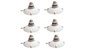 Lumi-O Majestic 8000-S-B Step for Above Ground Pool Replacement Parts | Suction Cups | Set of 6 | 160-0031-6