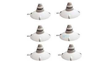 Lumi-O Majestic 8000-S-B Step for Above Ground Pool Replacement Parts | Suction Cups | Set of 6 | 160-0031-6