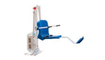 Aqua Creek Ranger 2 Pool Lift | No Anchor | White with Blue Seat | F-RNGR2