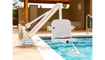 Aqua Creek Ranger 2 Pool Lift | No Anchor | White with White Seat | F-RNGR2-W