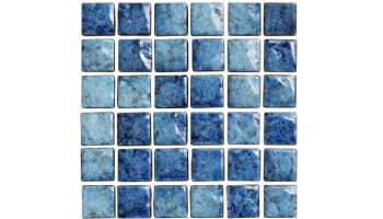 National Pool Tile Fiji 1x1 Series | Bay Blue | FIJI-BAY1X1