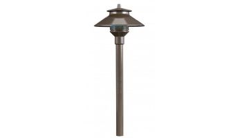 FX Luminaire PL LED Pathlight | Bronze Metallic Finish | 18" Aluminum Riser | PL-3LED-18R-BZ KIT