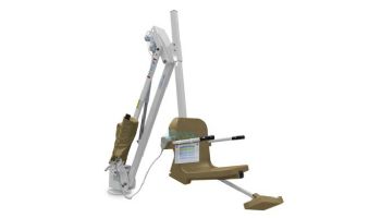 Aqua Creek Mighty 400 Pool Lift | No Anchor | White Powder Coat with Tan Seat | F-MTY400-T