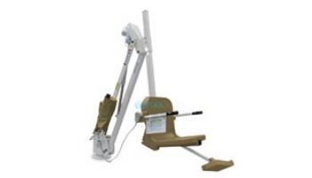 Aqua Creek Mighty 400 Pool Lift | No Anchor | White Powder Coat with Tan Seat | F-MTY400-T