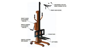 Aqua Creek Mighty Series Transport Cart | F-MTTC