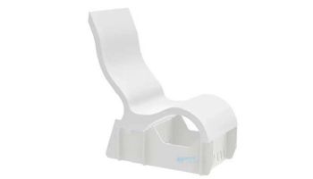 Ledge Lounger Chair Riser for 15" - 18" Water Depth | White | LL-SG-CR-RISER->15-18-WH