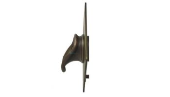 Black Oak Foundry Short Scupper with Diamond Backplate | Oil Rubbed Bronze Finish | S65-ORB