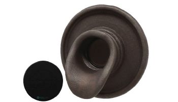 Black Oak Foundry DaVinci Scupper | Almost Black Finish | S57-BLK | S60-BLK