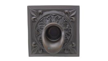 Black Oak Foundry Square Short Oak Leaf Scupper | Oil Rubbed Bronze Finish | S61-ORB Square