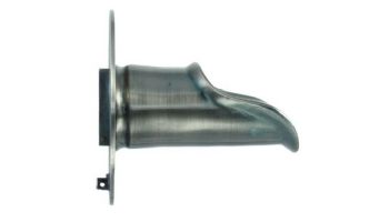 Black Oak Foundry Roman Scupper with Round Backplate | Oil Rubbed Bronze Finish | S55-ORB