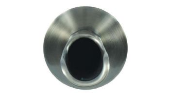 Black Oak Foundry Roman Scupper with Round Backplate | Almost Black Finish | S55-BLK