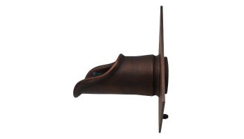 Black Oak Foundry Roman Scupper with Diamond Backplate | Distressed Copper Finish | S55-DC | S58-DC Diamond