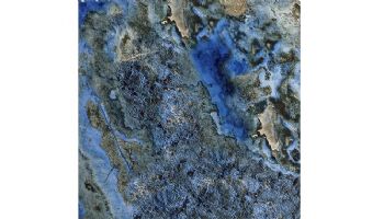 National Pool Tile Caldera 6x6 Series | Blue Azurite | CDR-AZURITE