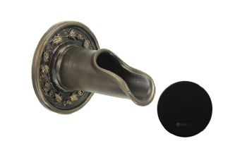 Black Oak Foundry Sonoma Scupper | Almost Black Finish | S51-BLK