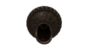 Black Oak Foundry Acanthus Scupper | Almost Black Finish | S96-BLK