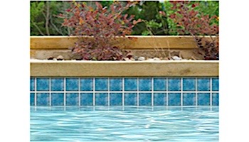 National Pool Tile Akron Field Series | Cloud Olive Blue | KAK325