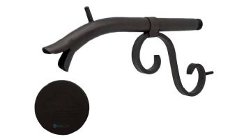 Black Oak Foundry Small Courtyard Spout | Almost Black Finish | S7500-BLK