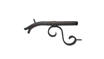 Black Oak Foundry Small Courtyard Spout | Almost Black Finish | S7500-BLK