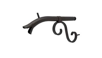 Black Oak Foundry Small Courtyard Spout | Almost Black Finish | S7500-BLK | S7532-BLK