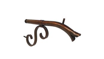 Black Oak Foundry Small Courtyard Spout | Distressed Copper Finish | S7500-DC | S7532-DC