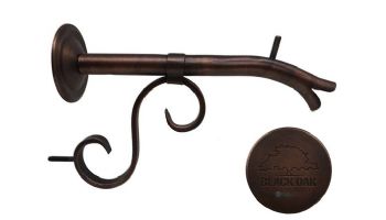 Black Oak Foundry Small Courtyard Spout with Turin | Distressed Copper Finish | S7534-DC