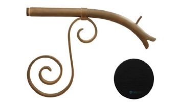 Black Oak Foundry Large Courtyard Spout | Almost Black Finish | S7600-BLK