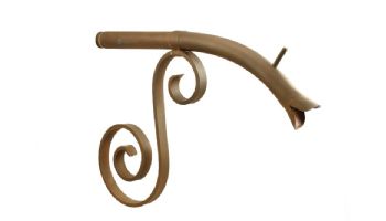 Black Oak Foundry Large Courtyard Spout | Almost Black Finish | S7600-BLK