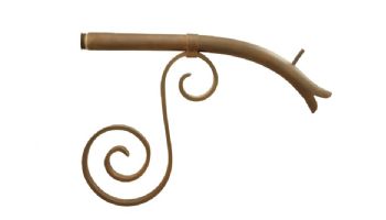 Black Oak Foundry Large Courtyard Spout | Almost Black Finish | S7600-BLK