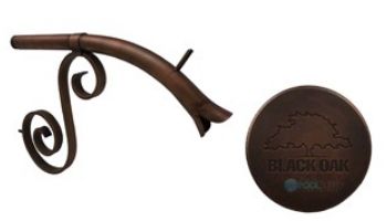 Black Oak Foundry Large Courtyard Spout | Antique Brass / Bronze Finish | S7600-AB
