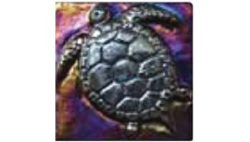 National Pool Tile 4x4 Oceanscapes Collection Deco Turtle | Bronze | OCN-BZTURTLE