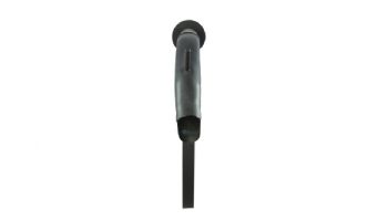 Black Oak Foundry Large Courtyard Spout with Mini Backplate | Almost Black Finish | S7610-BLK