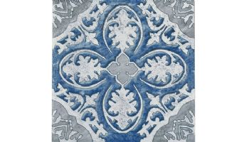 National Pool Tile Marblestone 6x6 Series | Blue Gray Pattern | MBS-PTRN