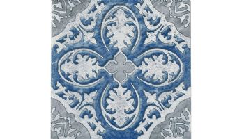 National Pool Tile Marblestone 6x6 Series | Blue Gray Pattern | MBS-PTRN