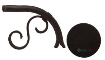 Black Oak Foundry Small Droop Spout | Brushed Pewter Finish | S7400-BP