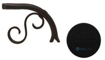Black Oak Foundry Small Droop Spout | Brushed Pewter Finish | S7400-BP