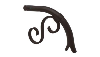 Black Oak Foundry Small Droop Spout | Almost Black Finish | S7400-BLK