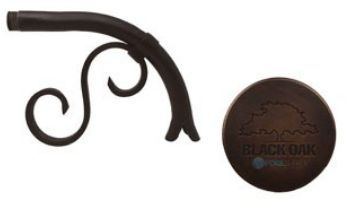Black Oak Foundry Small Droop Spout | Brushed Pewter Finish | S7400-BP
