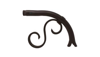 Black Oak Foundry Small Droop Spout | Brushed Pewter Finish | S7400-BP | S7800-BP