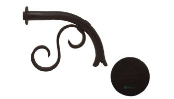 Black Oak Foundry Small Droop Spout with Mini Backplate | Oil Rubbed Bronze Finish | S7410-ORB | S7811-ORB